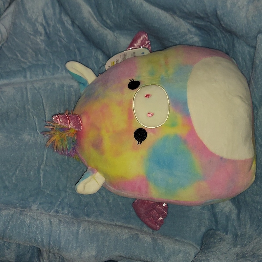 New Percy Pegacorn Tie Dyed Squishmallow